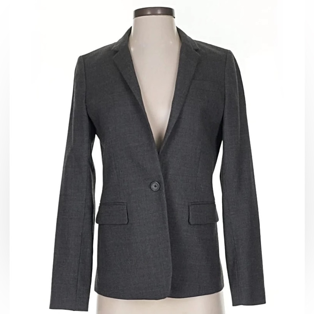 J.Crew Dark Grey Wool Blazer